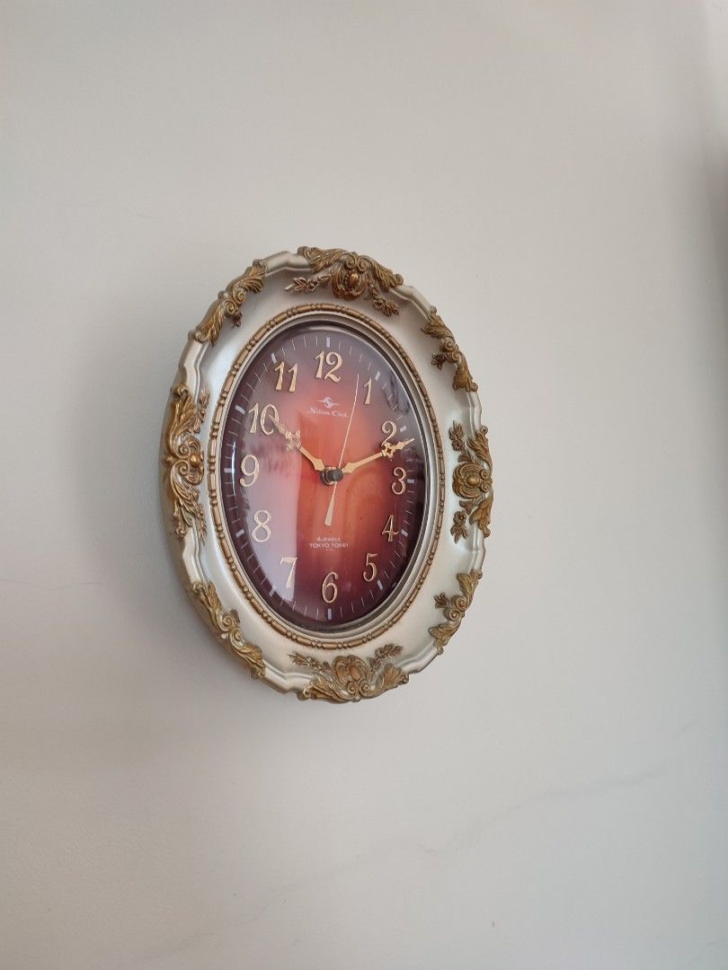 Vintage Silicon Clock 4 Jewels Tokyo Tokei Clock, Furniture & Home