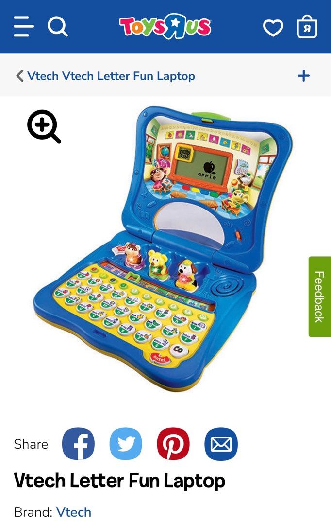 Vtech letter fun shop laptop