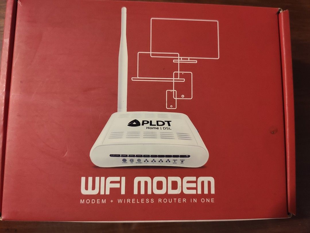 Wifi Modem (Category: Networking) located in Paranaque City. Submitted by daddyu (Listing ID 1232156140, Image 2). Description: PLDT Wifi Modem lightly Used.