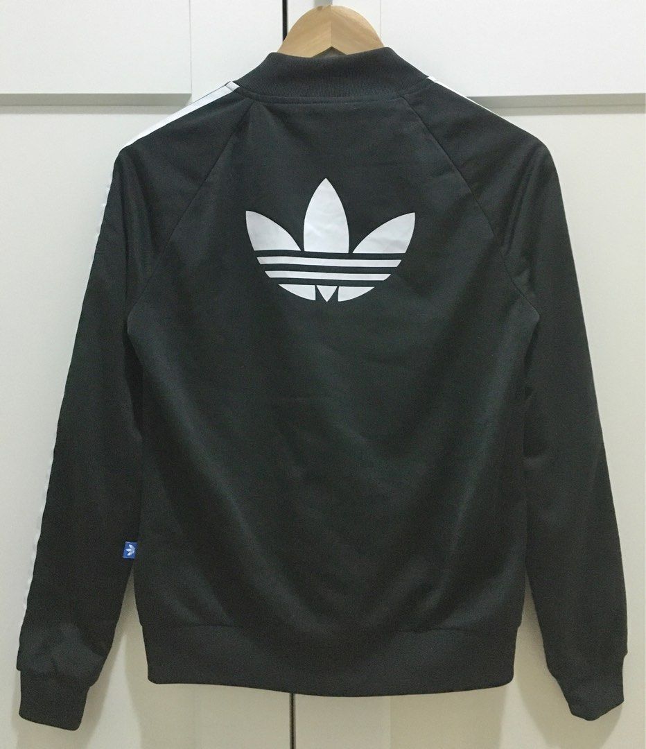 Women Adidas Trefoil Tracktop Big Logo Jacket Size M Women s