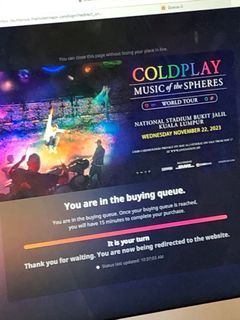 WTB Coldplay Malaysia Cat 5 /Cat 6