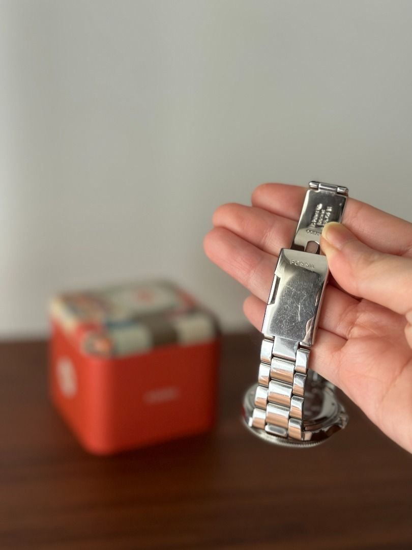 WTS Fossil Cecile Multifunction Stainless Steel Watch Silver