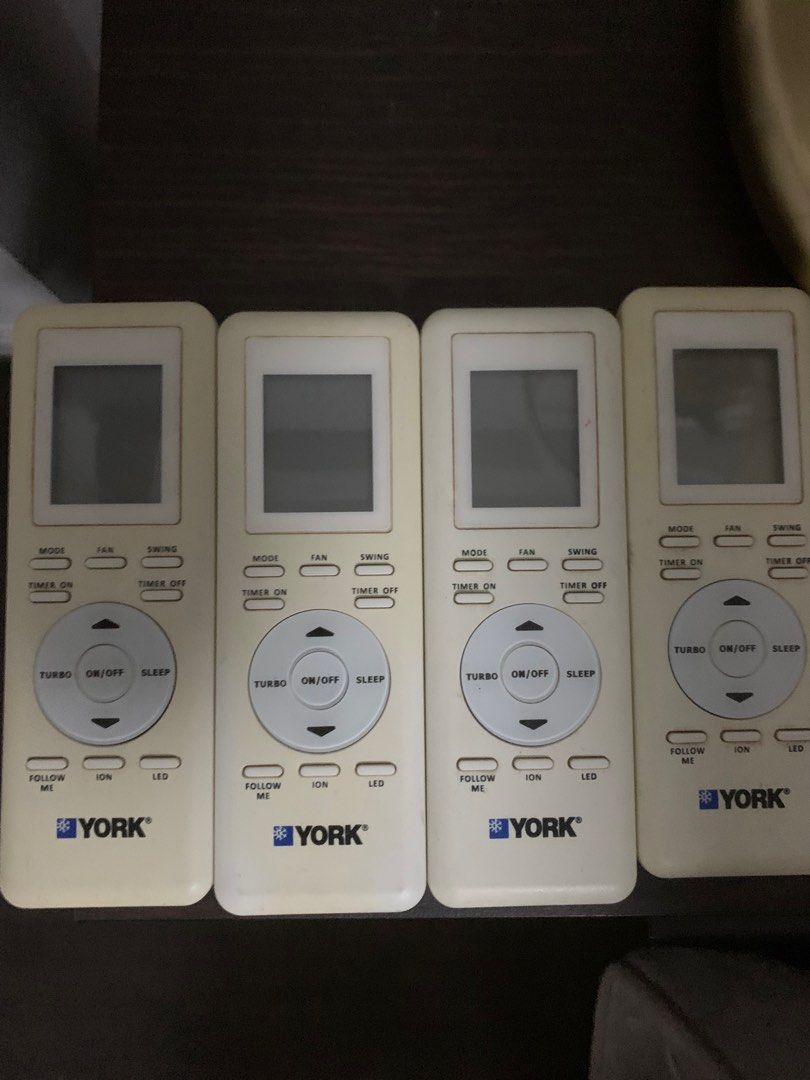 YORK AC REMOTE CONTROL, TV & Home Appliances, Air Conditioners