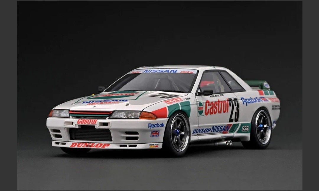 1/18 IGNITION MODEL IG2777 Castrol Skyline (#23) 1990 Macau Nissan