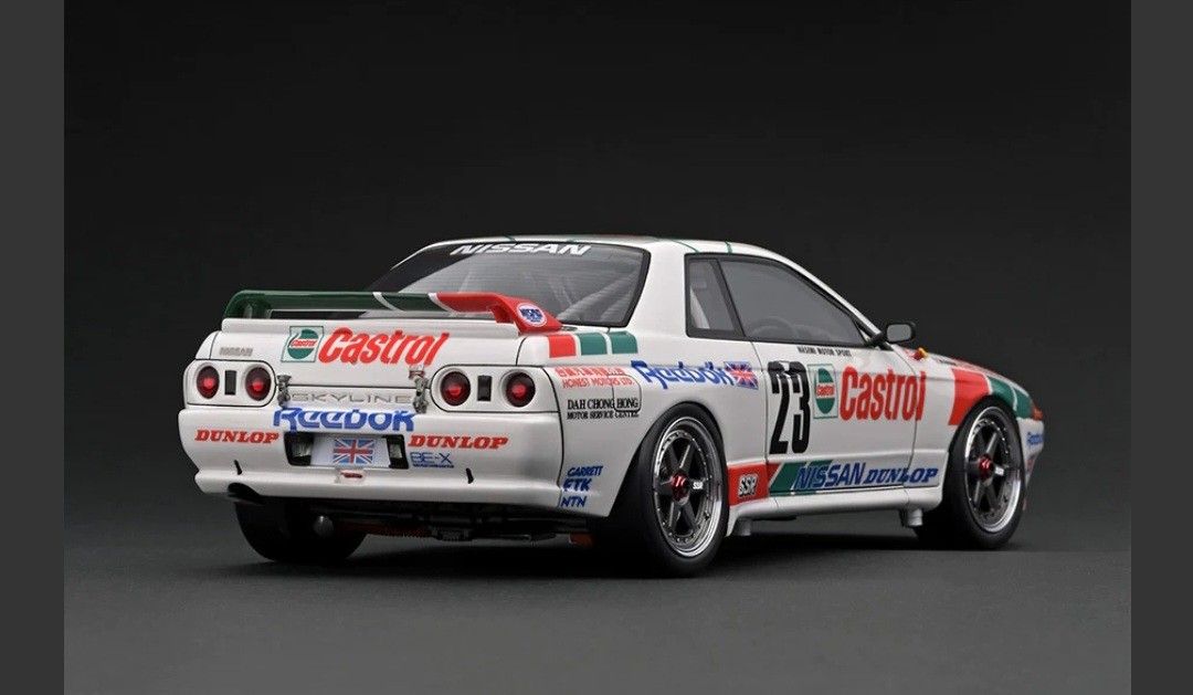 1/18 IGNITION MODEL IG2777 Castrol Skyline (#23) 1990 Macau Nissan