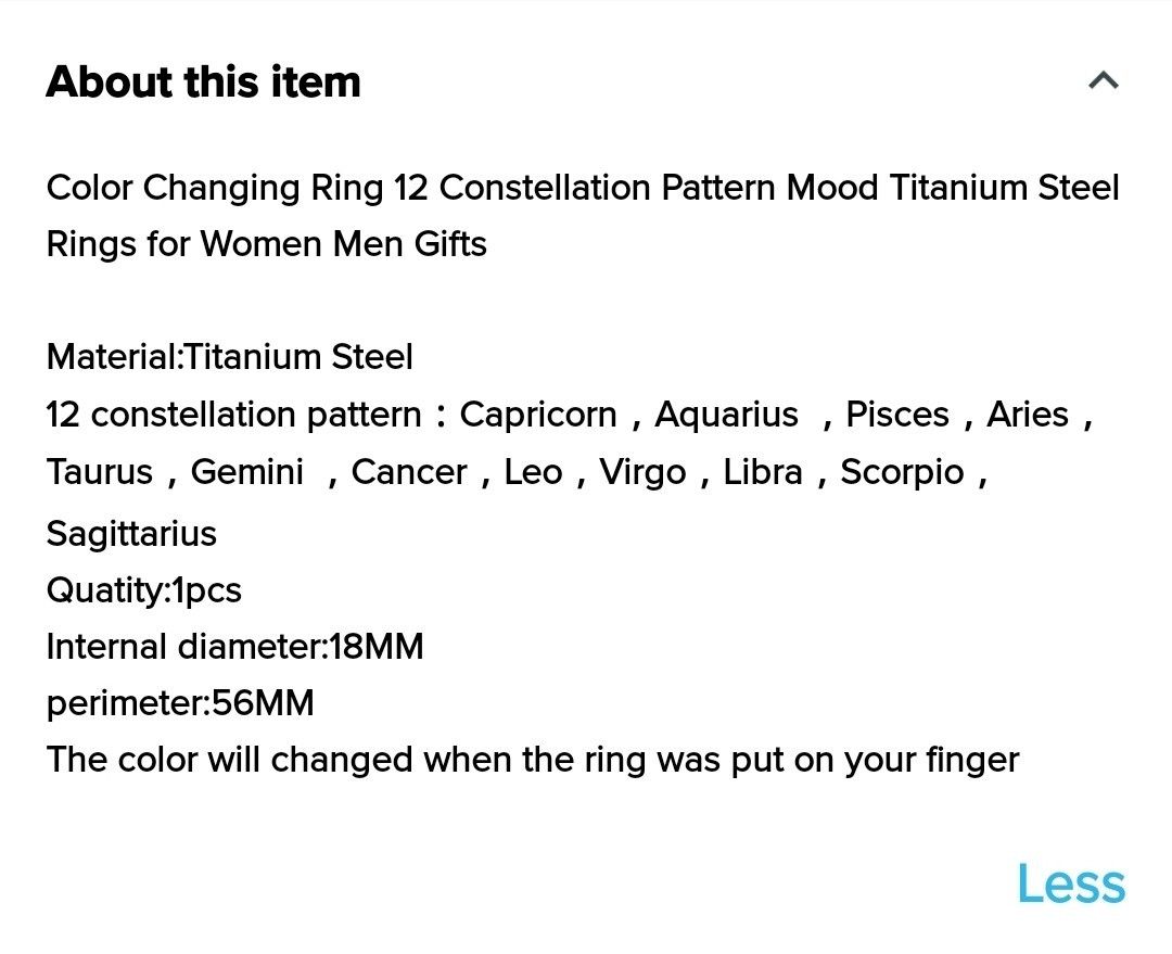 Buy D.B.MOOD Women's Rose Gold Plated Horo Constellation Zodiac Sign  Adjustable Tail Rings Scorpio Online at desertcartINDIA