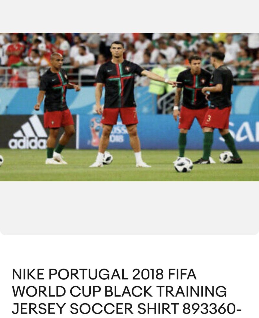 2018 Nike Portugal FIFA World Cup Training Jersey Kit Women s