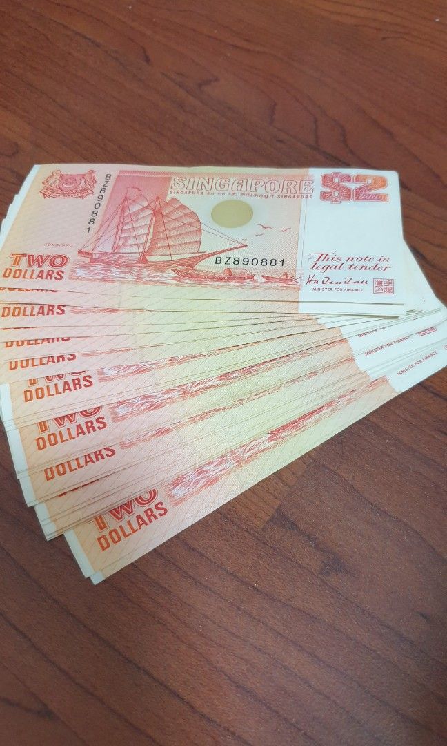$2 note (Category: Currency) located in Singapore. Submitted by sheena1213 (Listing ID 1232349089, Image 1). Description: Like New.