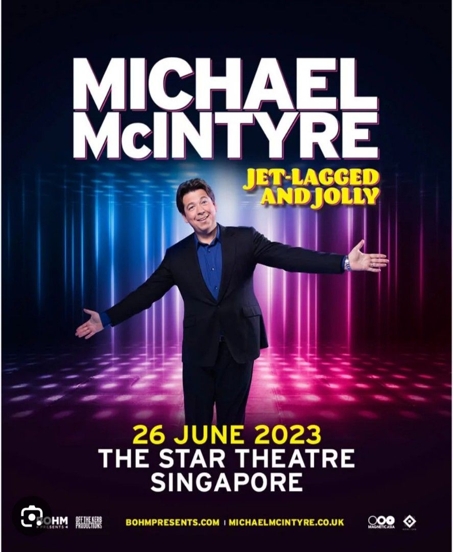 2x Michael McIntyre tickets, Tickets & Vouchers, Event Tickets on Carousell