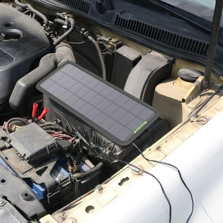 3450) GIARIDE SOLAR BATTERY CHARGER SOLAR TRICKLE CHARGER 7.5W 18V 12V ...