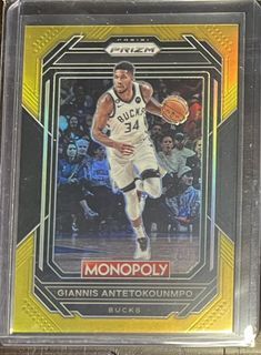 全球限5 Prizm Monopoly Giannis Black Gold /5