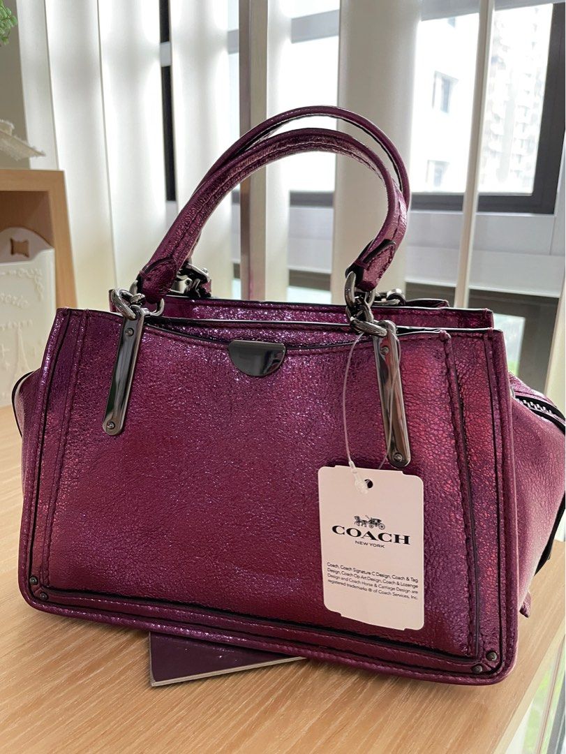 Authentic Beautiful Coach Metallic Dreamer Bag