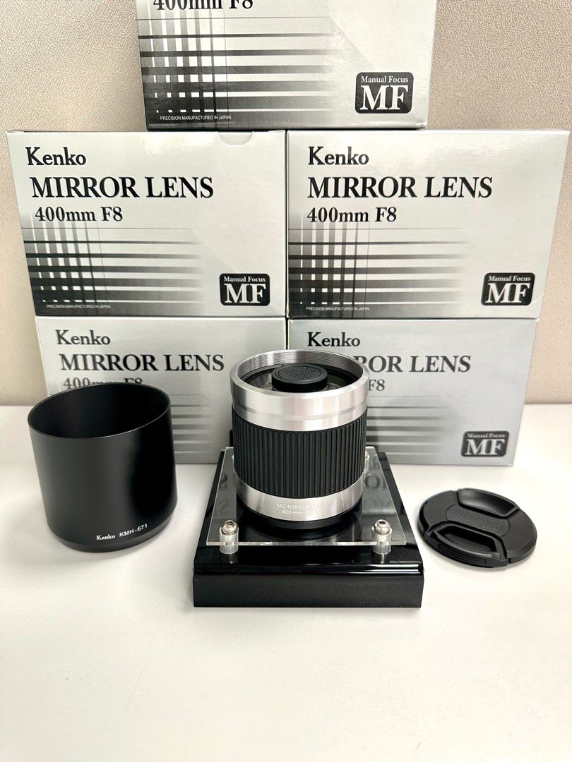 全新⭐️ Kenko 400mm F8.0 Mirror Lens with T-Mount Canon EF