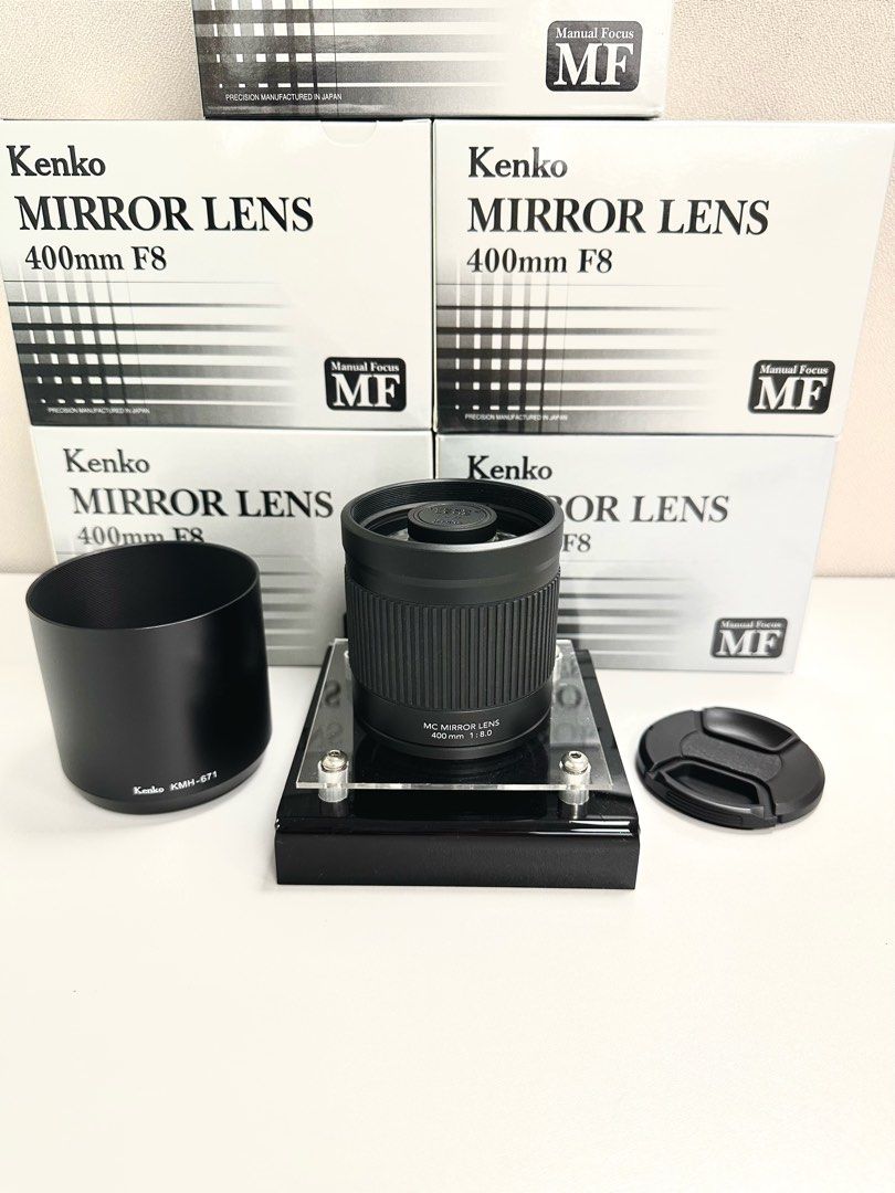 全新⭐️ Kenko 400mm F8.0 Mirror Lens with T-Mount Canon EF