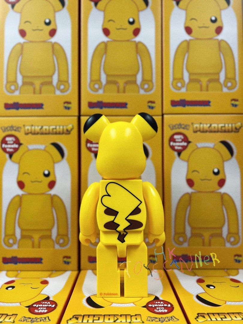 現貨In-Stock) BE@RBRICK ピカチュウFemale Ver. 400% BEARBRICK