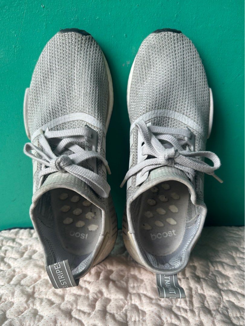 ADIDAS NMD R1 SESAME GRAY - WHITE, Men's Fashion, Footwear, Sneakers on  Carousell