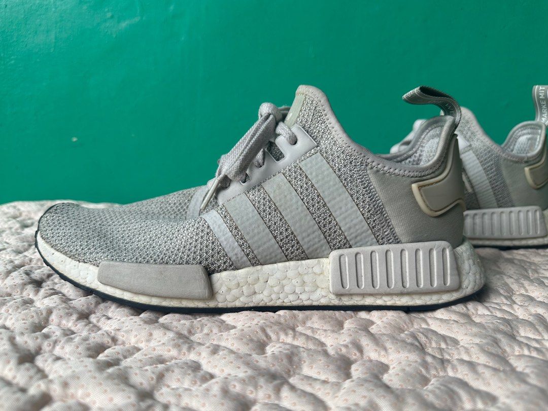 ADIDAS NMD R1 SESAME GRAY - WHITE, Men's Fashion, Footwear, Sneakers on  Carousell