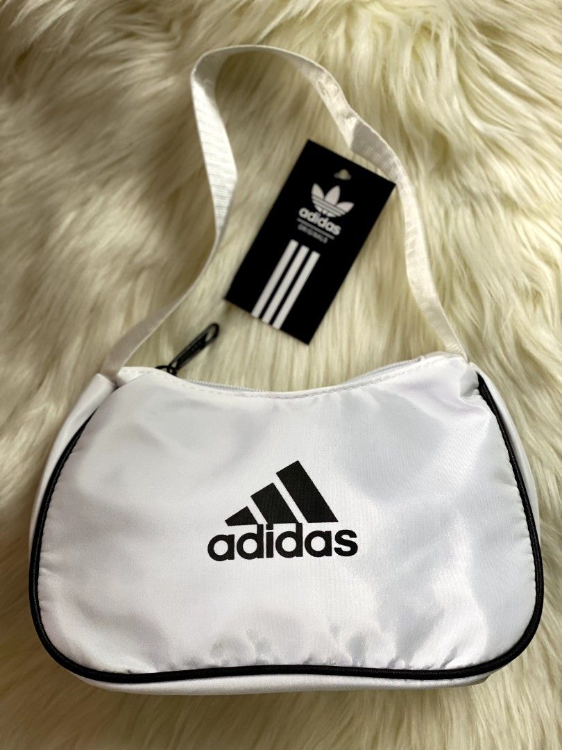 ADIDAS shoulder bag white on Carousell