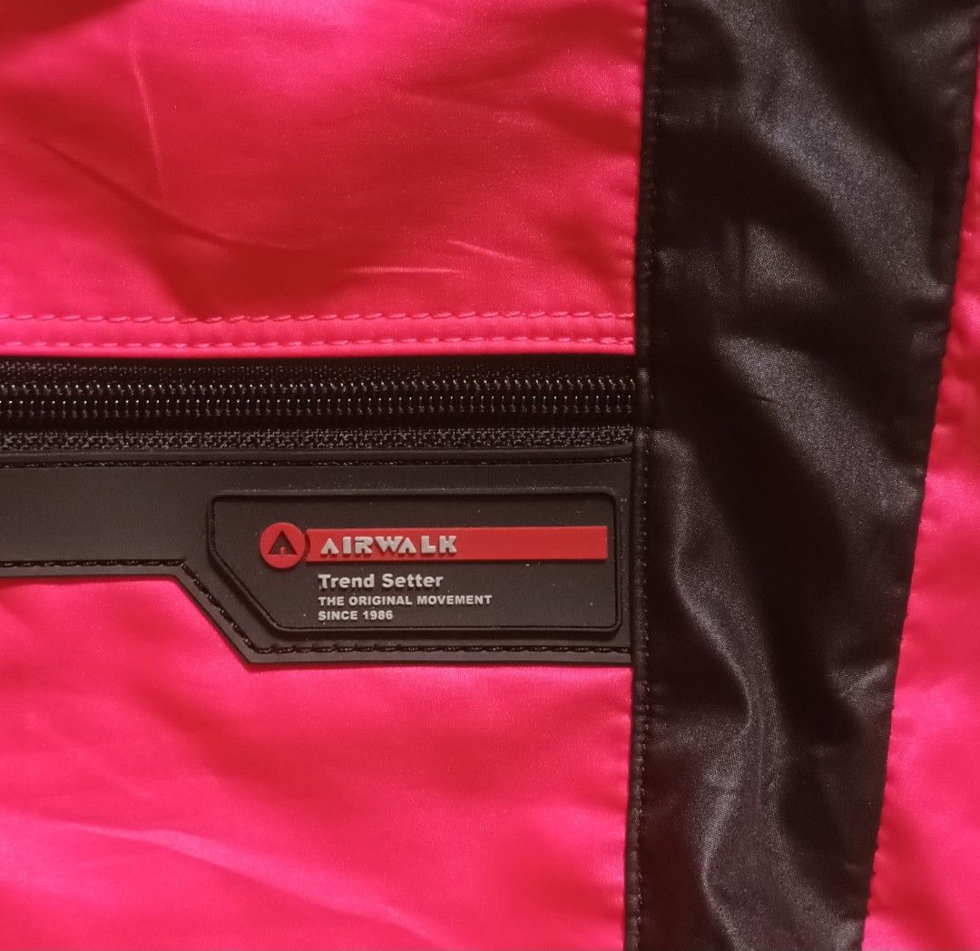 AIRWALK Tote Nilon Hot Pink 2nd Like New
