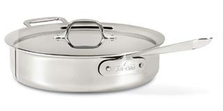 All Clad 4 quart Saute Pan with Lid