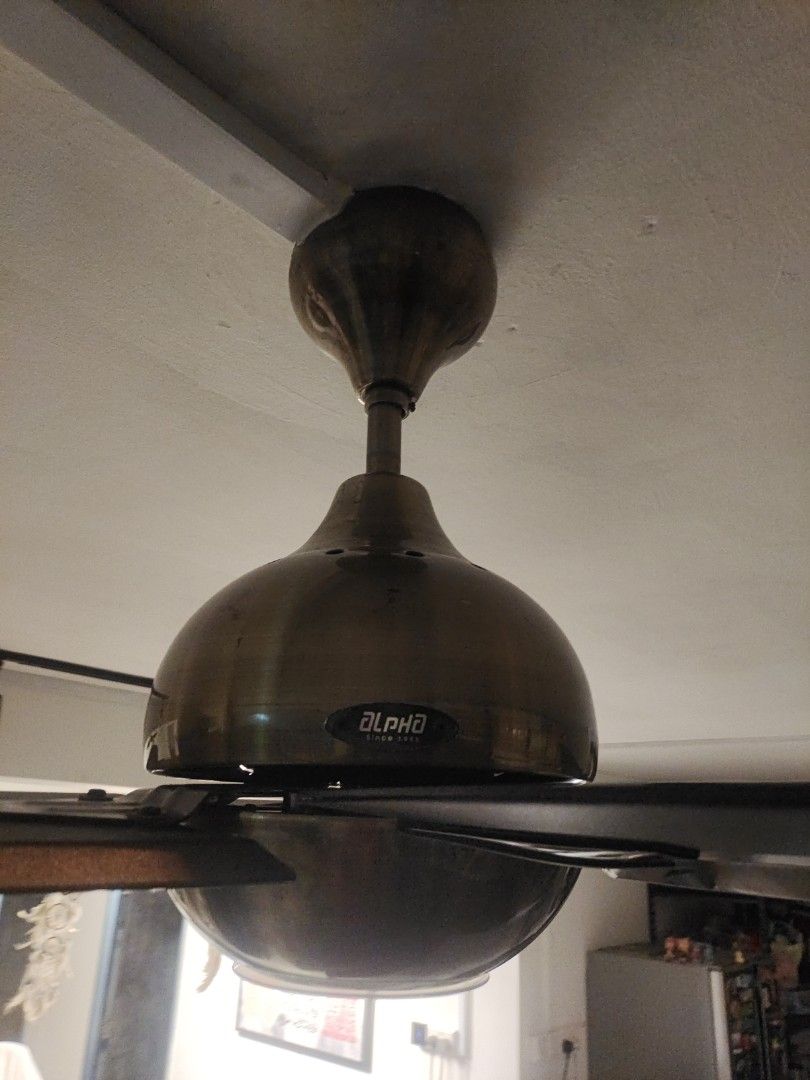 Alpha Dc Ceiling Fan Alpha ceiling fan, Furniture & Home Living, Lighting & Fans, Fans on ...