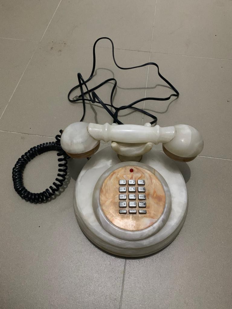 Antique Marble telephone, Furniture & Home Living, Home Improvement