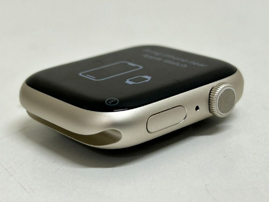 Apple Watch Series 8 GPS 型號45mm MNP23J/A Starlight 運動錶帶二手
