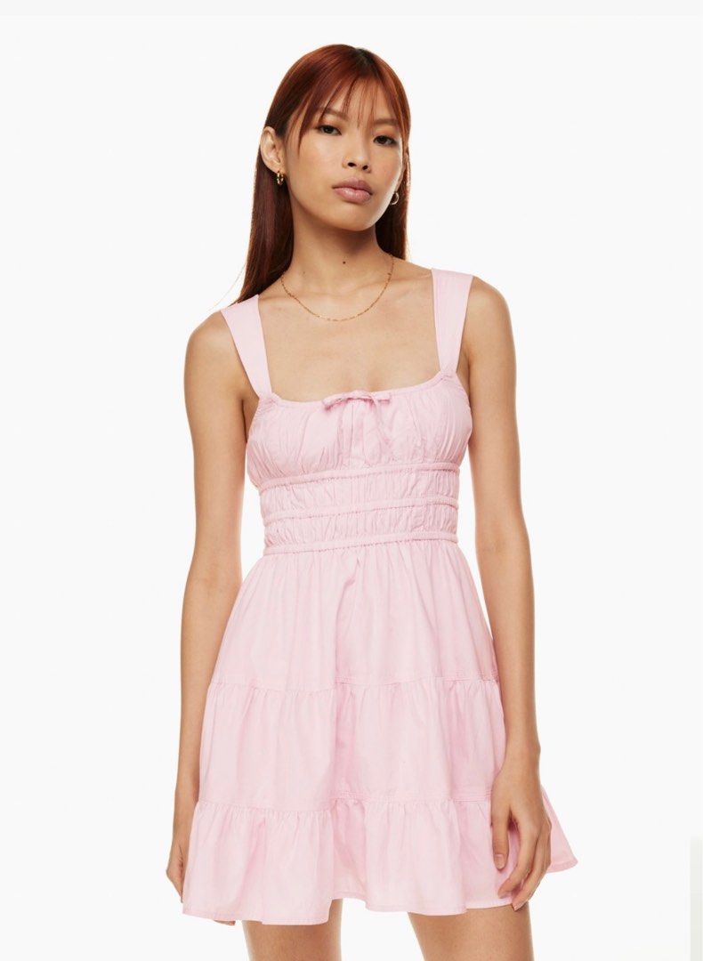 aritzia martine dress in lilac bloom bnwt