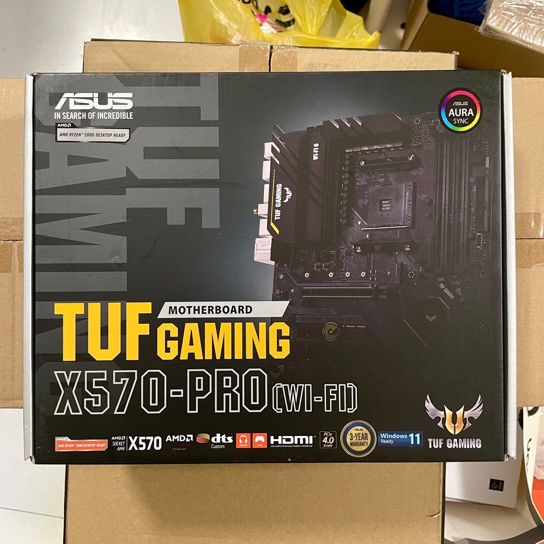 ASUS TUF Gaming Motherboard X570-pro (wifi), Computers & Tech, Parts ...