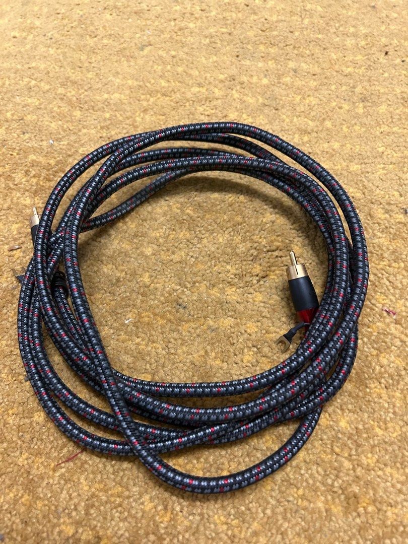 Audioquest subx subwoofer cable, Audio, Soundbars, Speakers