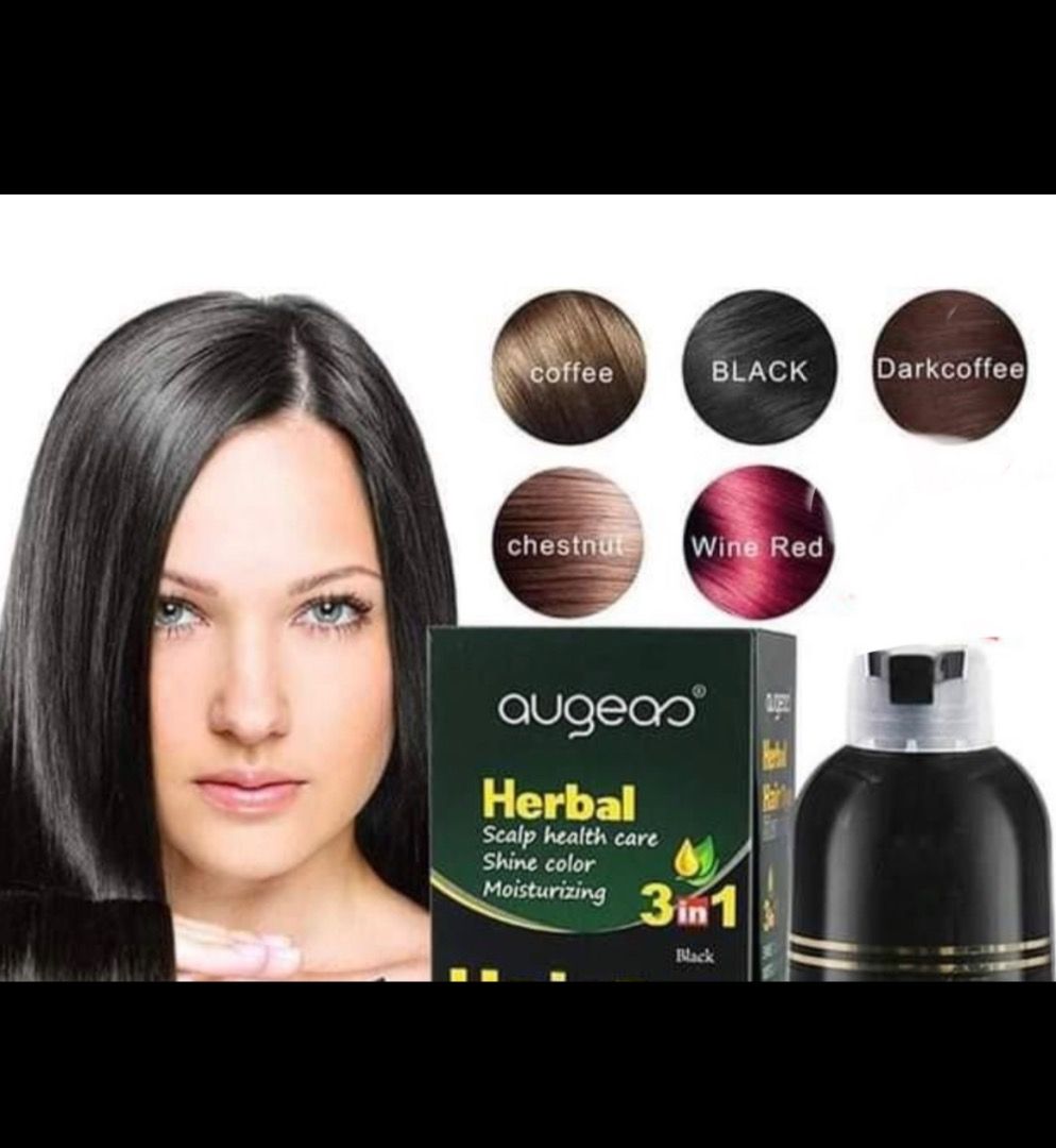 Preorder Augeas / Oxford Edition Herbal Hair Dye Shampoo 500ml expiry