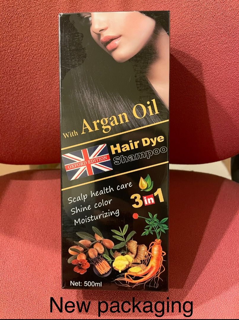 Preorder Augeas / Oxford Edition Herbal Hair Dye Shampoo 500ml expiry