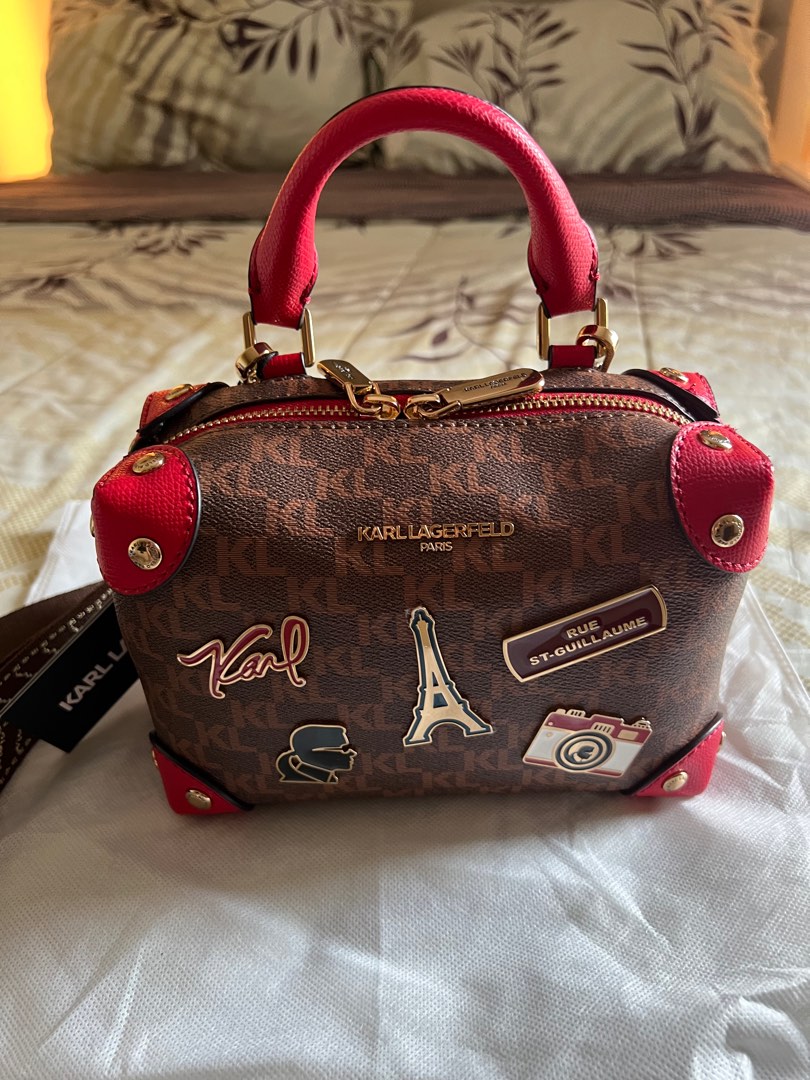 Authentic karl lagerfeld sling bag on Carousell