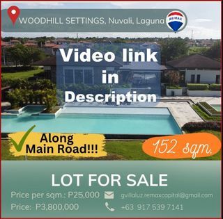 Avida Woodhill Settings Nuvali Lot For Sale 152sqm