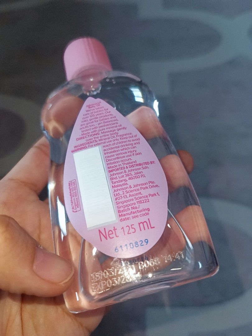 Expired top baby oil