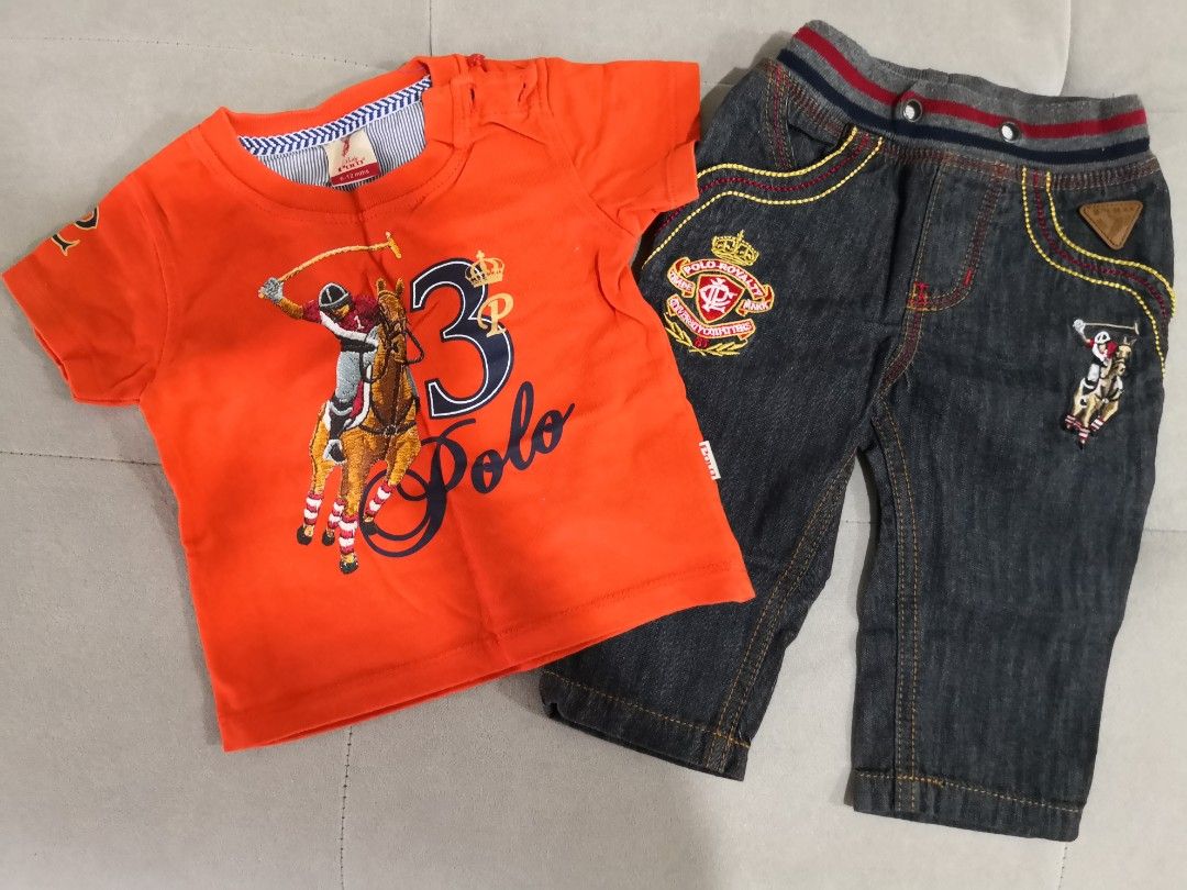Baby polo set, Babies & Kids, Babies & Kids Fashion on Carousell