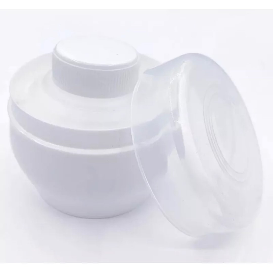 Baby talcum powder container case with puff refillable on Carousell