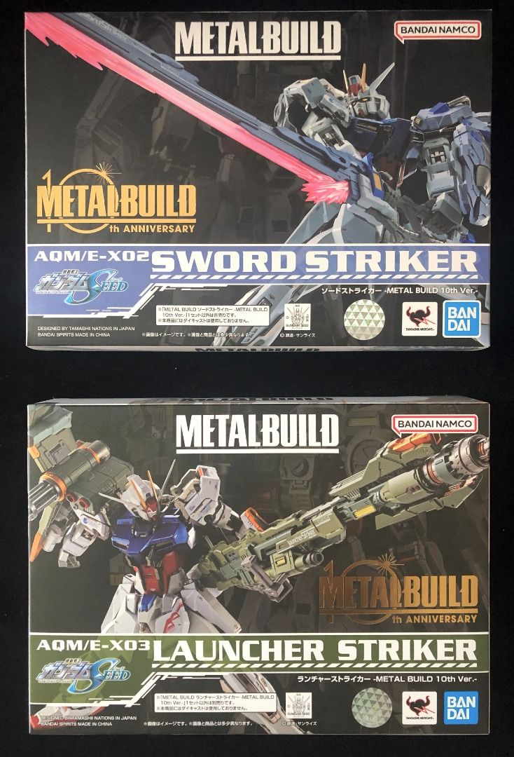 Bandai Metal Build - Perfect Strike Gundam Set (10th Anniversary Ver ...
