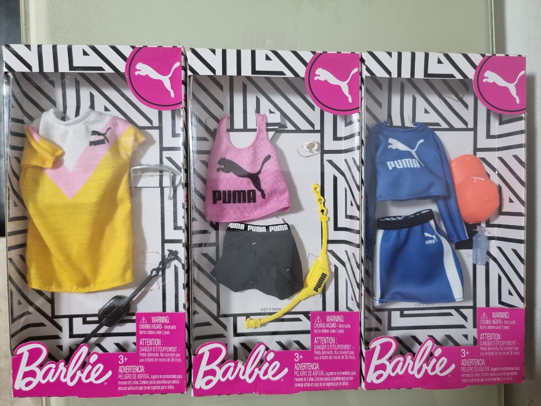Barbie Puma Fashion Pack, Hobbies & Toys, Toys & Games on Carousell