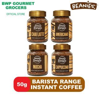 Beanies Barista Range Instant Coffee [Chai Latte, Americano, Mocha, Cappuccino] (50g)