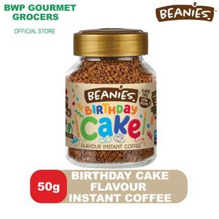 Beanies Birthday Cake Flavor Instant Coffee (50g)