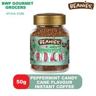 Beanies Peppermint Candy Cane Flavor Instant Coffee (50g)