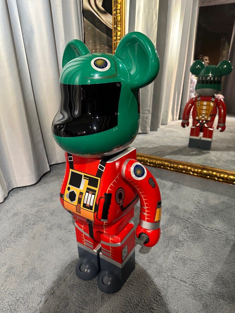 bearbrick space suit green helmet & orange suit ver 1000%, 興趣及 