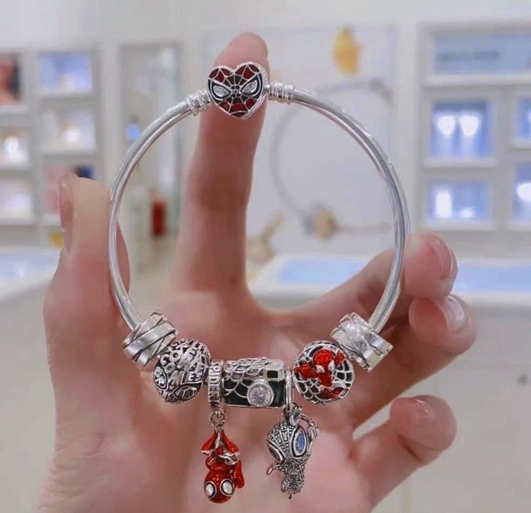 🌟BIG SALE PANDORA AUTH SPIDERMAN BRACELET AND CHARMS SET, Women's Fashion,  Jewelry & Organizers, Bracelets on Carousell