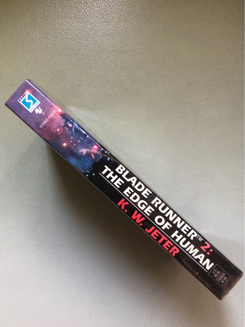 BLADE RUNNER 2 The EDGE of HUMAN, K.W. Jeter, SciFi, Movie TieIn on