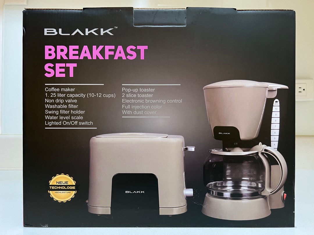 Blakk Breakfast Set, TV & Home Appliances, Kitchen Appliances, Ovens