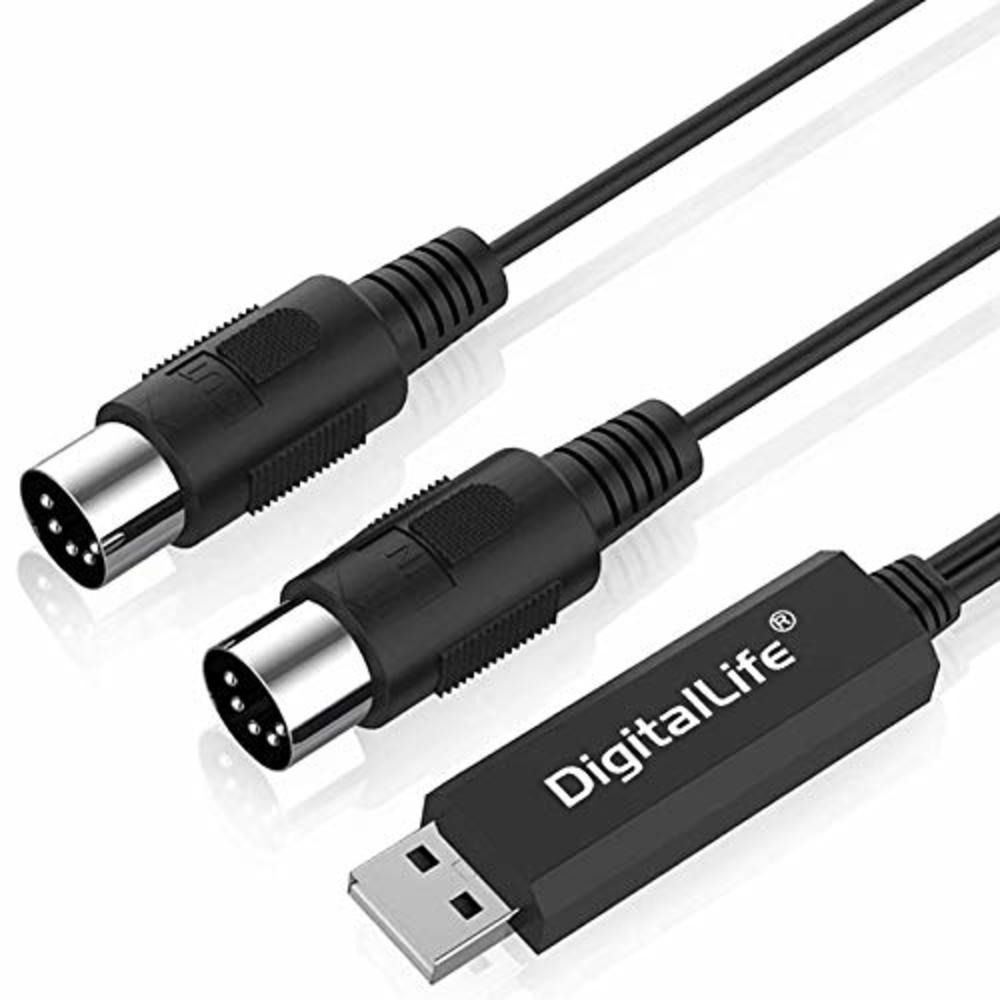 [BNIB] DigitalLife (BM1001) USB Type A 5 Pin MIDI Interface Cable, HighPerformance FPT