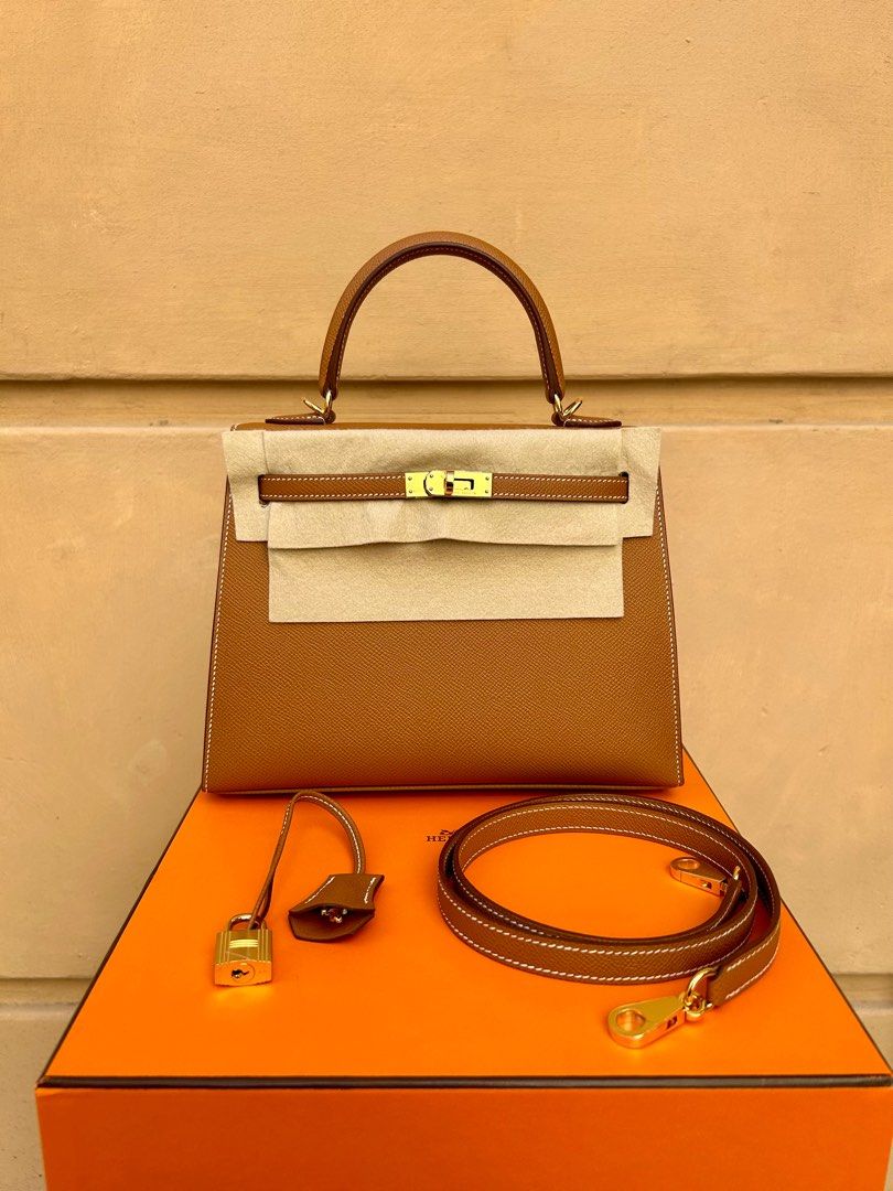 Hermès Rouge H Bag Kelly 35 GHW