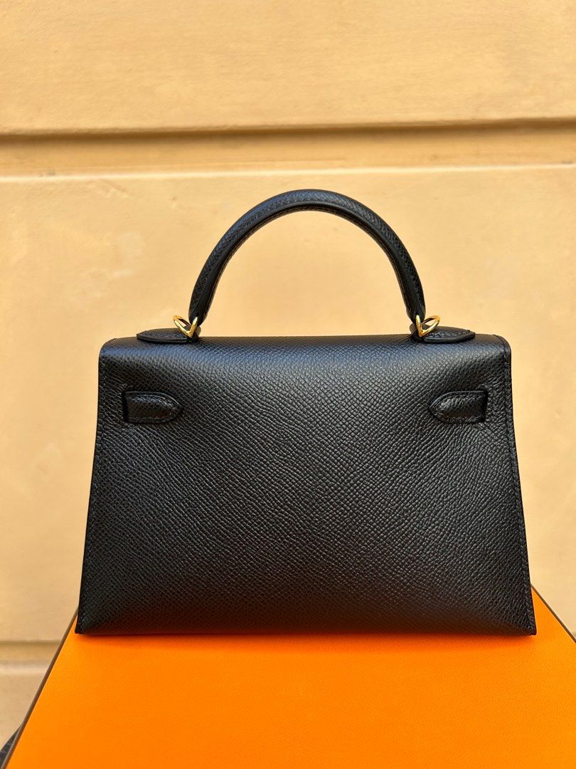Hermès Kelly 28 Epsom Leather Handbag-Letter M Silver Hardware