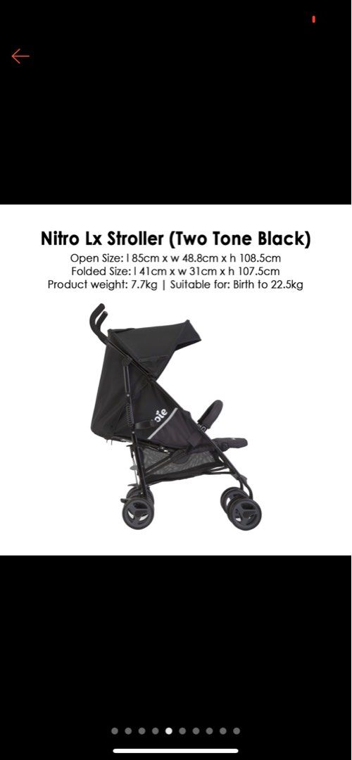 Brand New Joie Nitro LX Stroller Babies Kids Going Out
